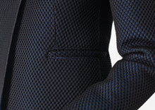 Laden Sie das Bild in den Galerie-Viewer, Weave Jacket in Black/Blue