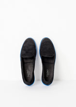 Laden Sie das Bild in den Galerie-Viewer, Suede Loafers - Black/Blue