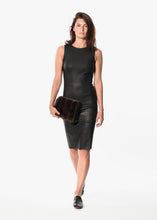 Laden Sie das Bild in den Galerie-Viewer, Iranta Leather Dress in Black