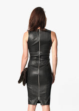 Laden Sie das Bild in den Galerie-Viewer, Iranta Leather Dress in Black